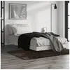 Image de Bedframe bewerkt hout betongrijs 100x200 cm832161