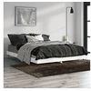 Image de Bedframe bewerkt hout hoogglans wit 140x190 cm832175
