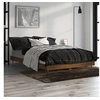 Image de Bedframe zonder matras bewerkt hout bruin eikenkleur 120x190 cm832196