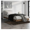 Image de Bedframe zonder matras hout gerookt eikenkleurig 90x190 cm832202