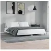 Image de Cadre de lit sans matelas blanc 140x200 cm bois d ingénierie