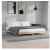Image de Cadre de lit sans matelas chêne sonoma 140x200 cm