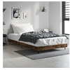 Image de Bedframe zonder matras hout gerookt eikenkleurig 100x200 cm832266