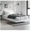 Image de Cadre de lit sans matelas blanc 90x200 cm bois d ingénierie