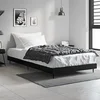 Image de Bedframe bewerkt hout zwart 90x200 cm832270