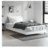 Image de Bedframe bewerkt hout hoogglans wit 90x200 cm832271