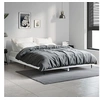 Image de Bedframe bewerkt hout wit 135x190 cm832285