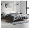 Image de Bedframe zonder matras bewerkt hout bruin eikenkleur 120x190 cm832300