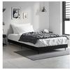 Image de Bedframe bewerkt hout zwart 90x190 cm832302