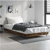 Image de Bedframe zonder matras hout gerookt eikenkleurig 90x190 cm832306