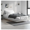Image de Bedframe bewerkt hout grijs sonoma eikenkleurig 90x190 cm832307