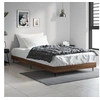 Image de Bedframe zonder matras bewerkt hout bruin eikenkleur 90x190 cm832308