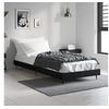 Image de Bedframe bewerkt hout zwart 75x190 cm832310