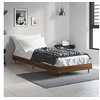 Image de Bedframe zonder matras bewerkt hout bruin eikenkleur 75x190 cm832316