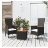 Image de Salon de jardin Rotin 2 personnes 3 pieces