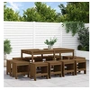 Image de 13-delige Tuinset massief grenenhout honingbruin3157724