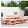 Image de Ensemble à manger de jardin 13 pcs bois massif de Douglas, ensemble à manger, ensemble à manger d'extérieur, ensemble 3157726