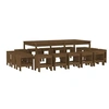 Image de Salon de jardin [en.casa] bois massif 6 personnes 17 pieces