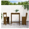 Image de 3-delige Tuinbarset massief grenenhout honingbruin3157796