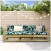 Image de Salon de jardin modulable bois bois 3 pieces 66 x 60 x 70.5 3 personnes