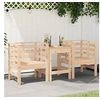 Image de Lot de 2 Chaises de Jardin, Sièges avec Accoudoirs et Dossier, Fauteuils de Patio Arrière-cour Pelouse Extérieur, 825128
