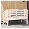 Image de Tuinbankje 111,5x53x71 cm massief grenenhout wit825136