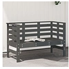 Image de Tuinbankje 111,5x53x71 cm massief grenenhout grijs825137