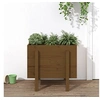 Image de Jardinière marron miel 62x50x57 cm bois massif de pin825208