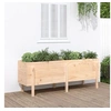 Image de Lit surélevé de jardin 160x50x57 cm bois de pin massif 825219