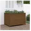 Image de Lit surélevé de jardin brun miel 119,5x82,5x78 cm pin massif