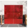 Image de Rideau de porte rouge 300 mmx2,6 mm 10 m PVC 153868