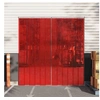 Image de Rideau de porte rouge 300 mmx2,6 mm 25 m PVC, bande de porte, rideau de bande pvc, rideau de porte pvc 153869