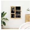 Image de Armoire à bijoux avec miroir murale 30 x 8,5 x 67 cm