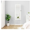 Image de Armoire à bijoux miroir avec lumières LED sur pied blanc353259