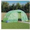 Image de Serre avec cadre en acier vert 10 m² 5x2x2,3 m, polytunnel, serre à cadre froid, serre pour tomate, serre de jardin, 364085