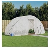 Image de Serre avec cadre en acier blanc 10 m² 5x2x2,3 m, polytunnel, serre à cadre froid, serre pour tomate, serre de jardin, 364087