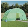 Image de Serre avec cadre en acier vert 12 m² 6x2x2,85 m, polytunnel, serre à cadre froid, serre pour tomate, serre de jardin, 364089