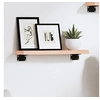 Image de Wandschap 40x10x2 cm onbehandeld massief eikenhout363500