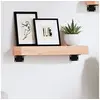 Image de Wandschap 40x10x6 cm onbehandeld massief eikenhout363502