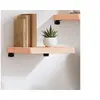 Image de Wandschap 40x40x(2-6) cm onbehandeld massief eikenhout363511