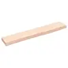 Image de Wandschap 60x10x2 cm onbehandeld massief eikenhout363518