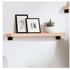 Image de Wandschap 60x10x4 cm onbehandeld massief eikenhout363519