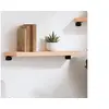 Image de Wandschap 60x20x4 cm onbehandeld massief eikenhout363522