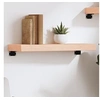 Image de Wandschap 60x20x6 cm onbehandeld massief eikenhout363523
