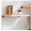 Image de Wandschap 60x60x(2-6) cm onbehandeld massief eikenhout363535