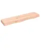 Image de Wandschap 80x20x6 cm onbehandeld massief eikenhout363541