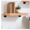 Image de Wandschap 40x20x6 cm behandeld massief eikenhout lichtbruin363625