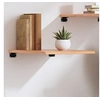 Image de Wandschap 40x60x2 cm behandeld massief eikenhout lichtbruin363635