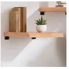 Image de Wandschap 40x60x(2-6) cm behandeld massief eikenhout lichtbruin363637