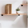 Image de Wandschap 60x30x2 cm behandeld massief eikenhout lichtbruin363644